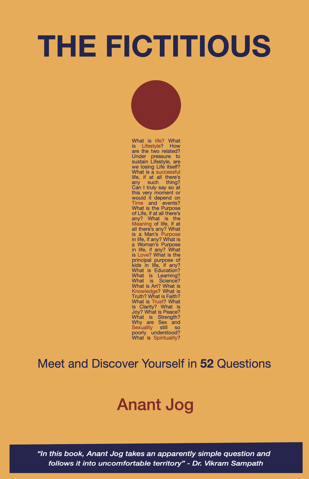 Cover of The Fictitious I — Meet and Discover Yourself in 52 Questions
